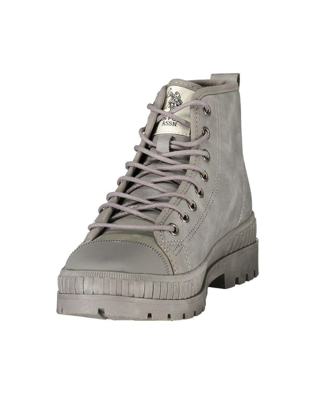 U.S. POLO ASSN. Gray Polyurethane Boot