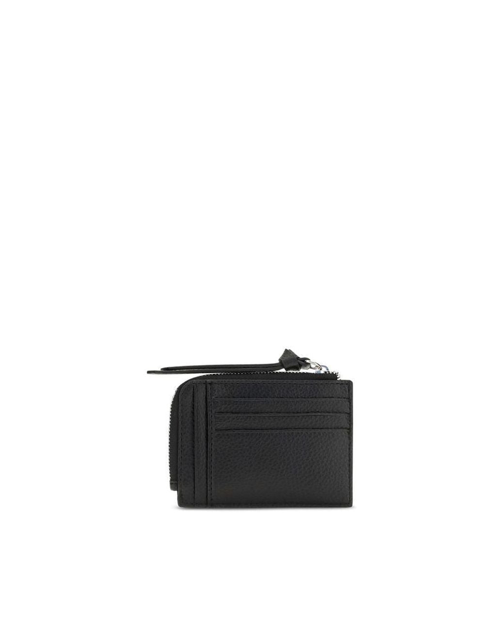 Vivienne Westwood Black Calf Leather Bos Taurus Wallet