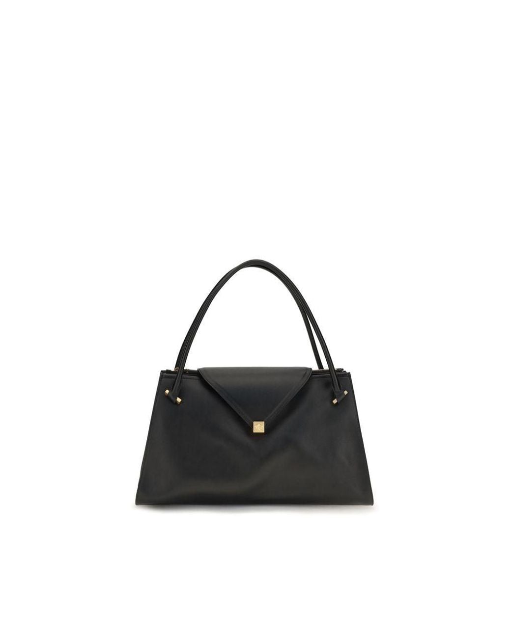 Versace Black Calf Leather Bos Taurus Shoulder Bag