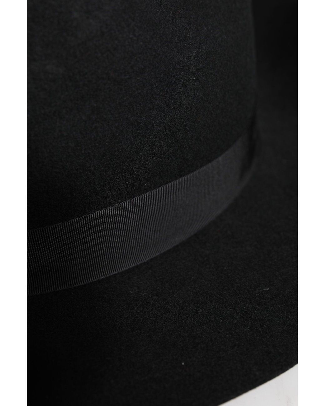 Dolce & Gabbana Black Rabbit Fedora Trilby Hat
