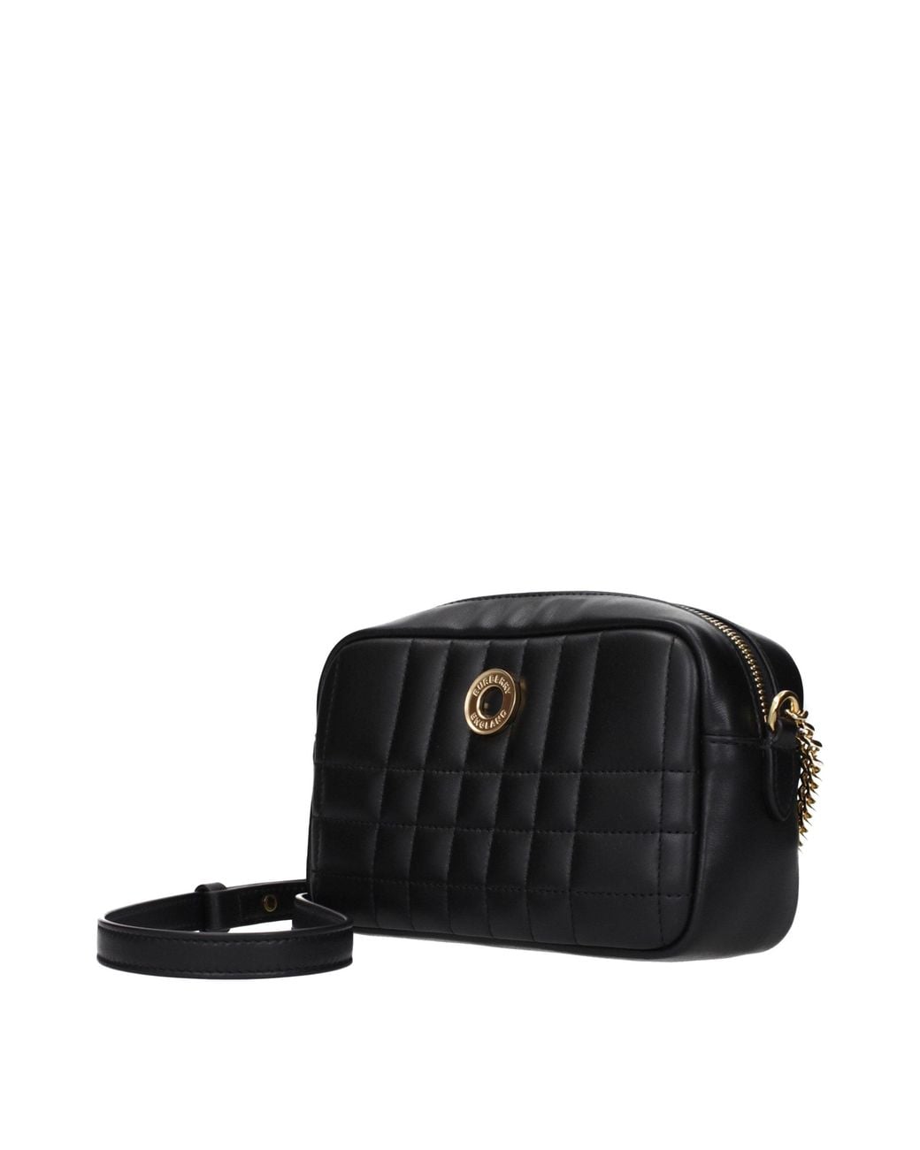 Burberry Black Leather Crossbody Bag