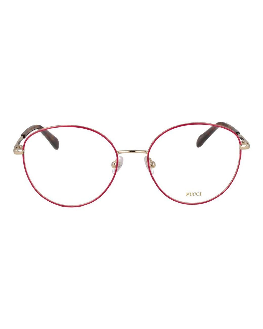 Emilio Pucci Metallic Metal Glasses (Frames)