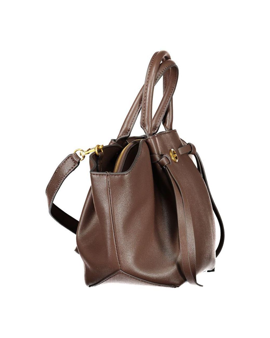 Guess Brown Polyethylene Handbag