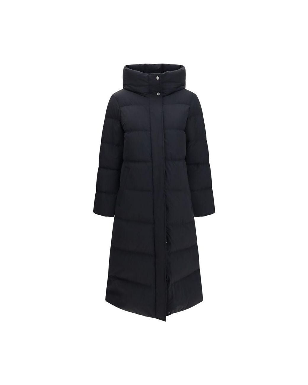 Woolrich Blue Black Polyamide Coat