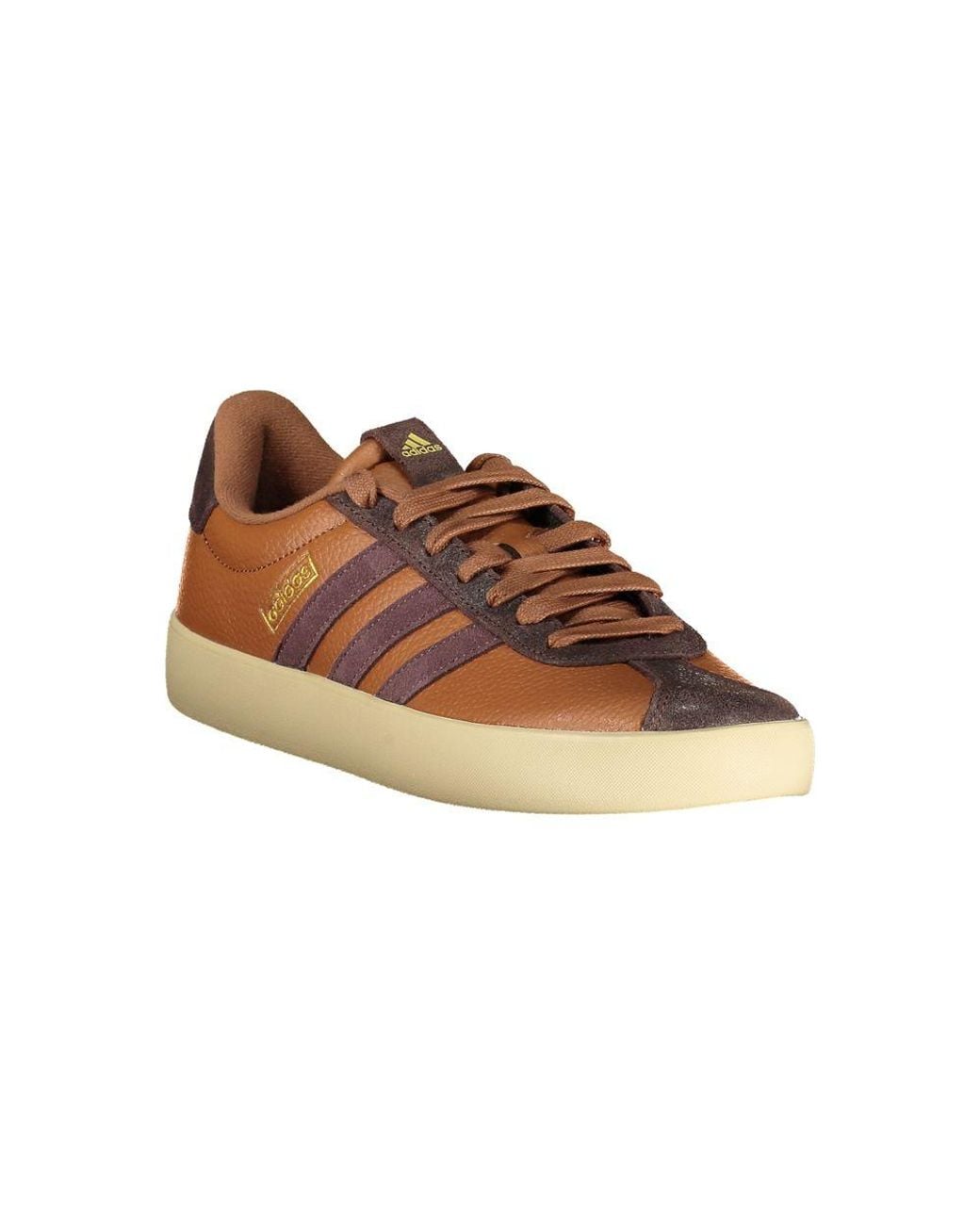 Adidas Brown Polyurethane Sneaker for men