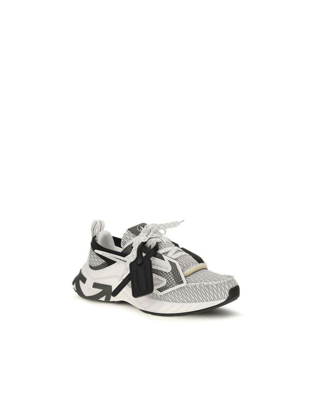 Off-White c/o Virgil Abloh White Multicolor Fabric Athletic Sneakers - Eu39/us6 for men