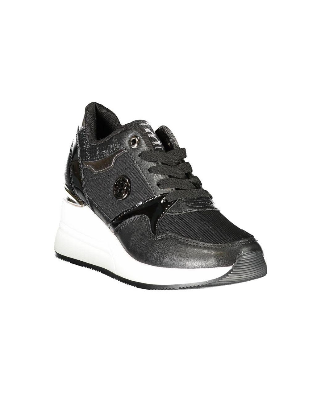 Laura Biagiotti Black Synthetic Sneaker