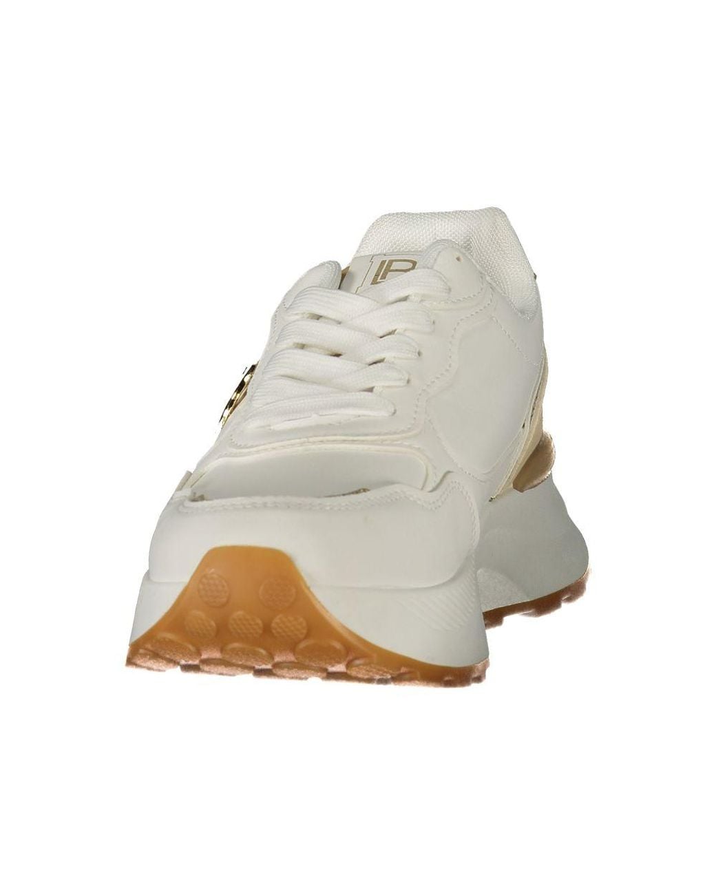 Laura Biagiotti White Polyurethane Sneaker
