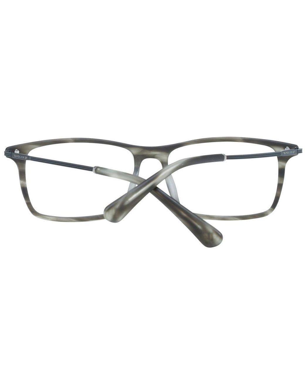Police Gray Metal & Plastic Glasses (Frames) for men