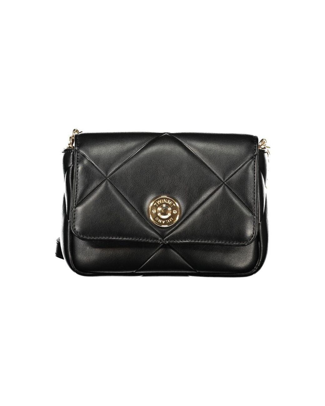 Twinset Black Polyurethane 's Bag