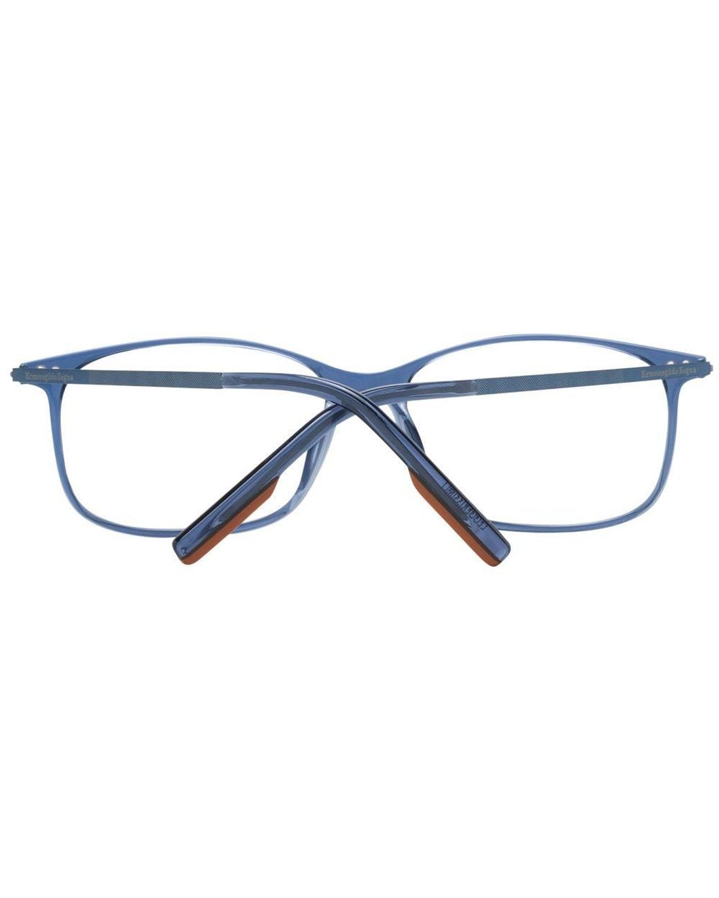 Zegna Blue Titanium Glasses (Frames) for men