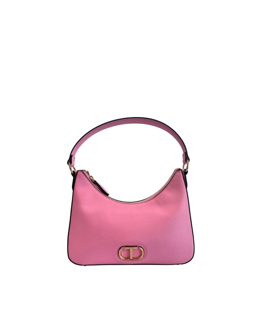 Twinset Pink Pu Shoulder Bag