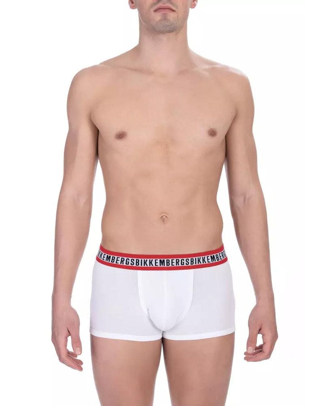 Bikkembergs White Cotton Underwear for men