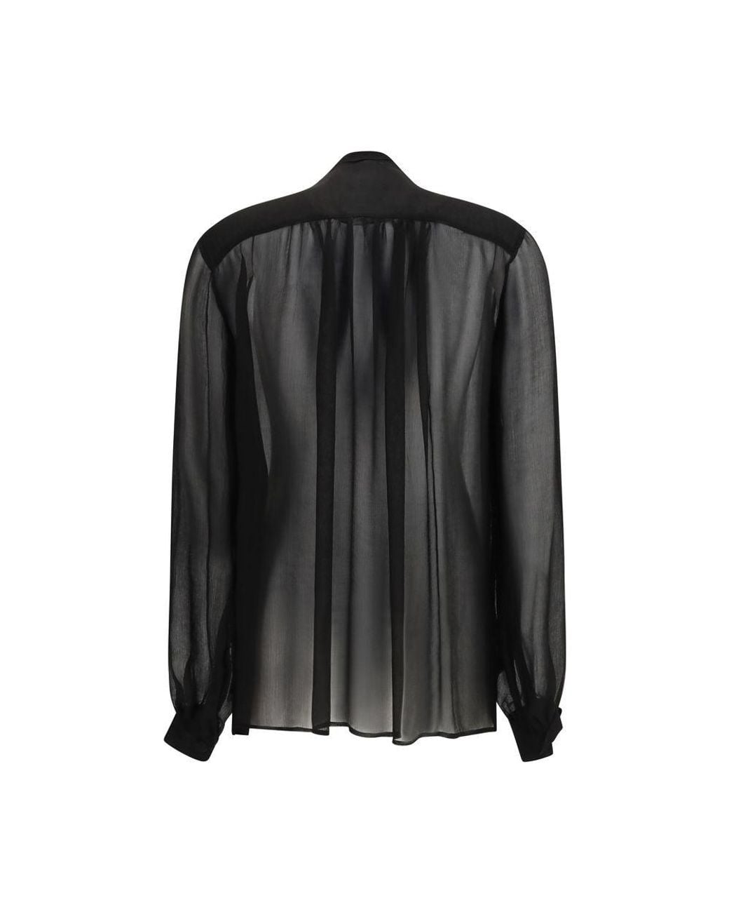 Lardini Black Viscose Blouse