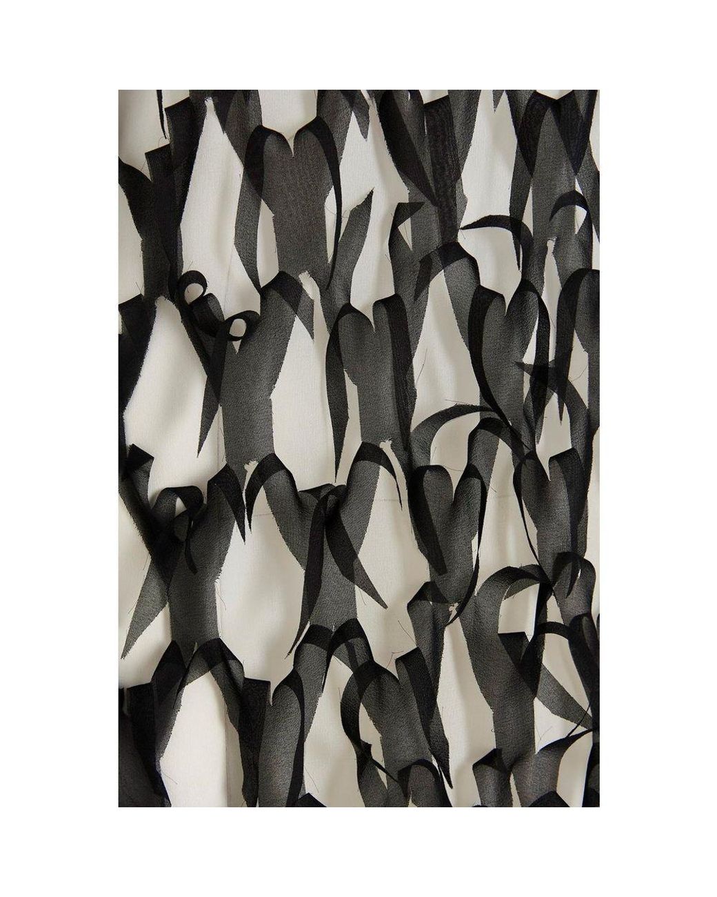 Maison Margiela Black Silk Midi Dress