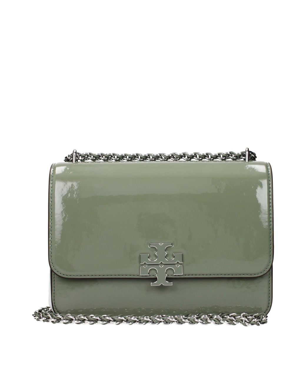 Tory Burch Green Leather Shoulder Bag