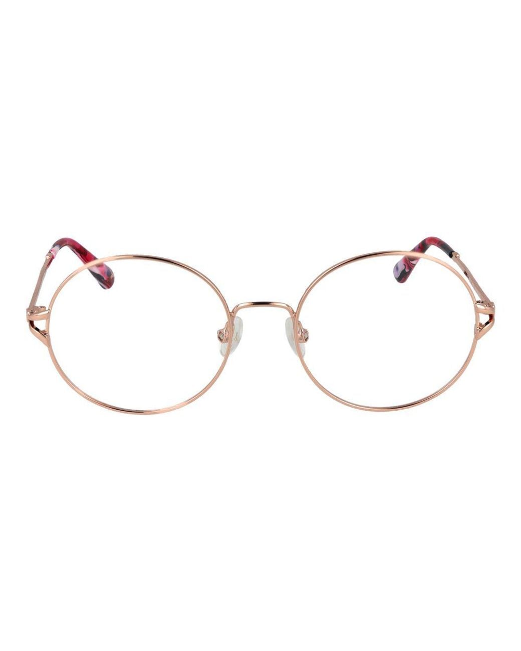 Christian Lacroix Metallic Beige Metal Glasses (frames)