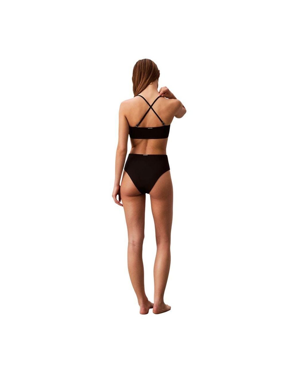 Calvin Klein Black Elastane Bikini