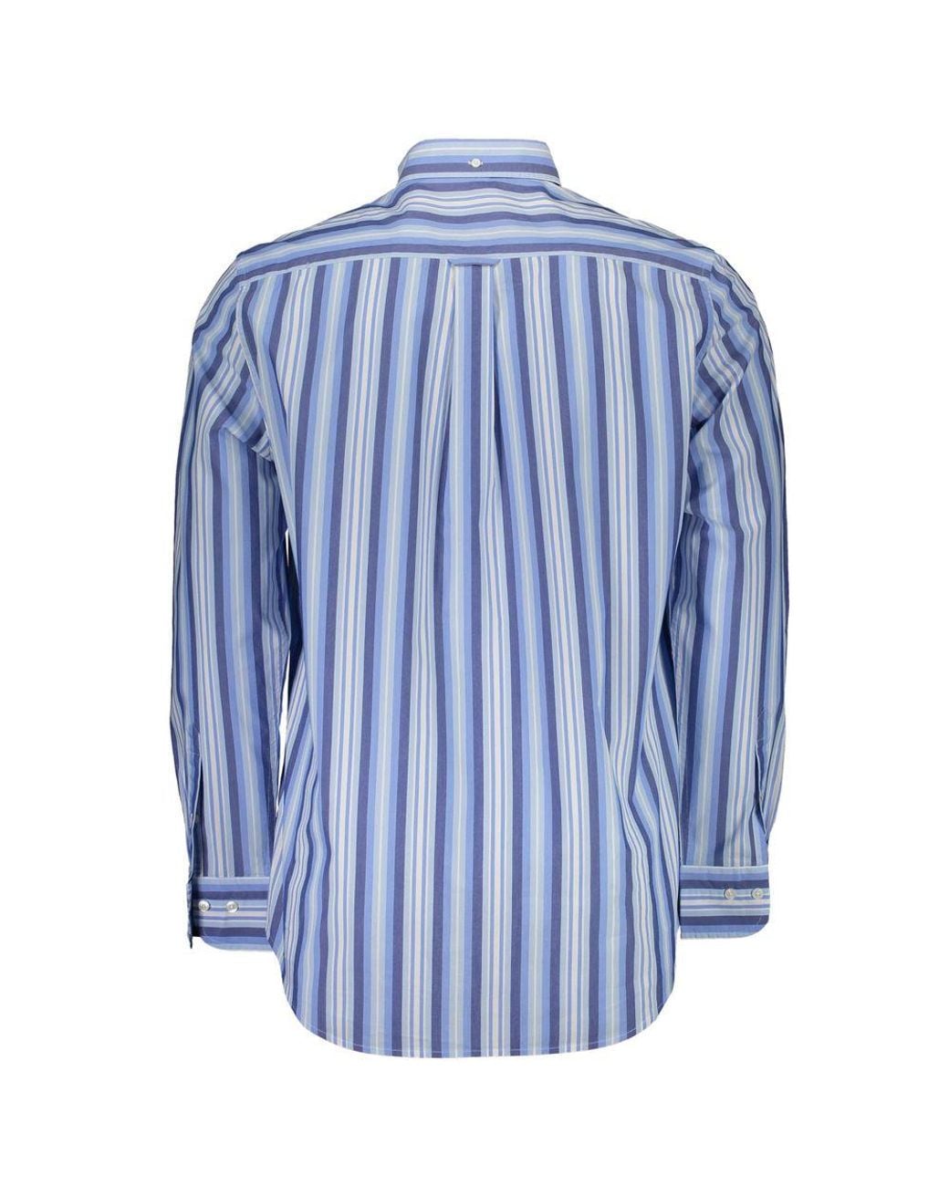 Gant Blue Cotton T-Shirt for men
