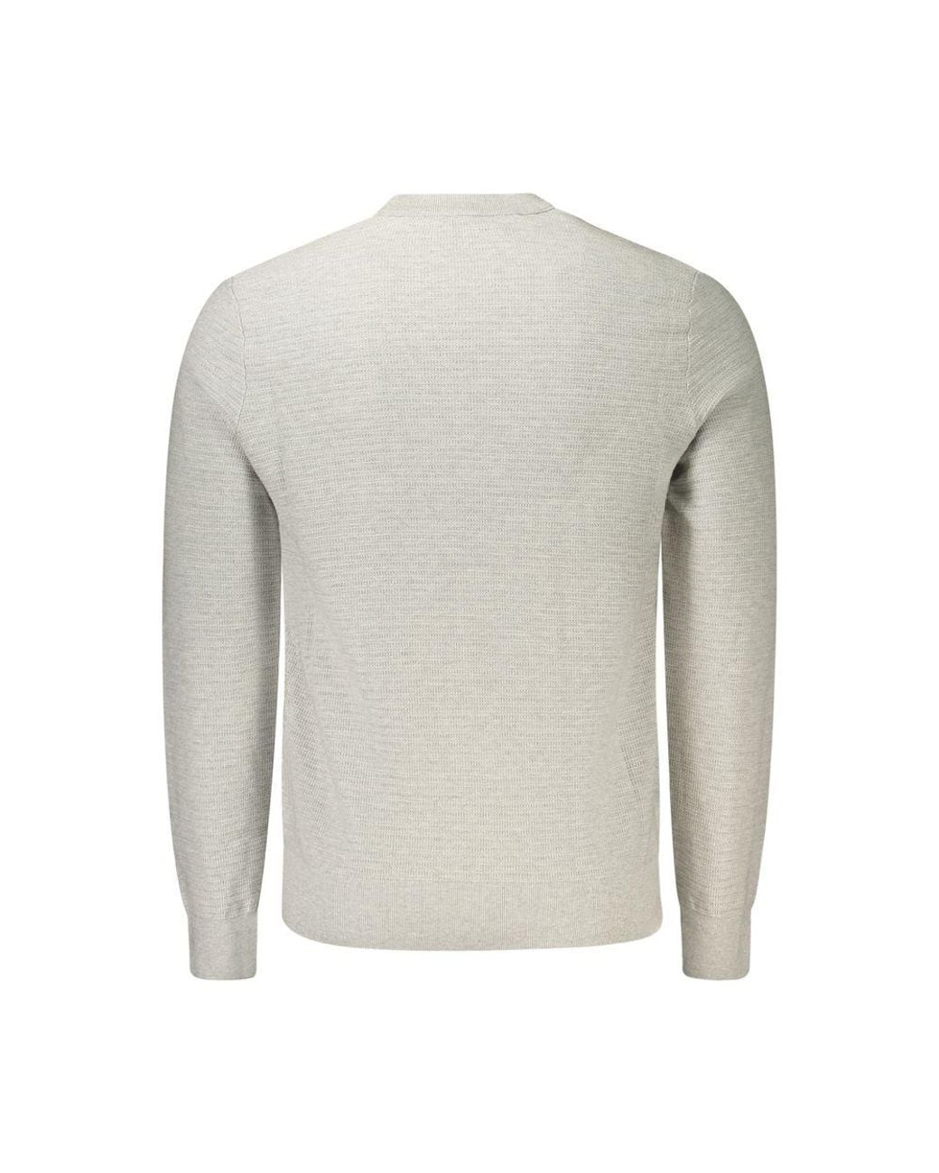 Boss Gray Cotton Sweatshirt for men