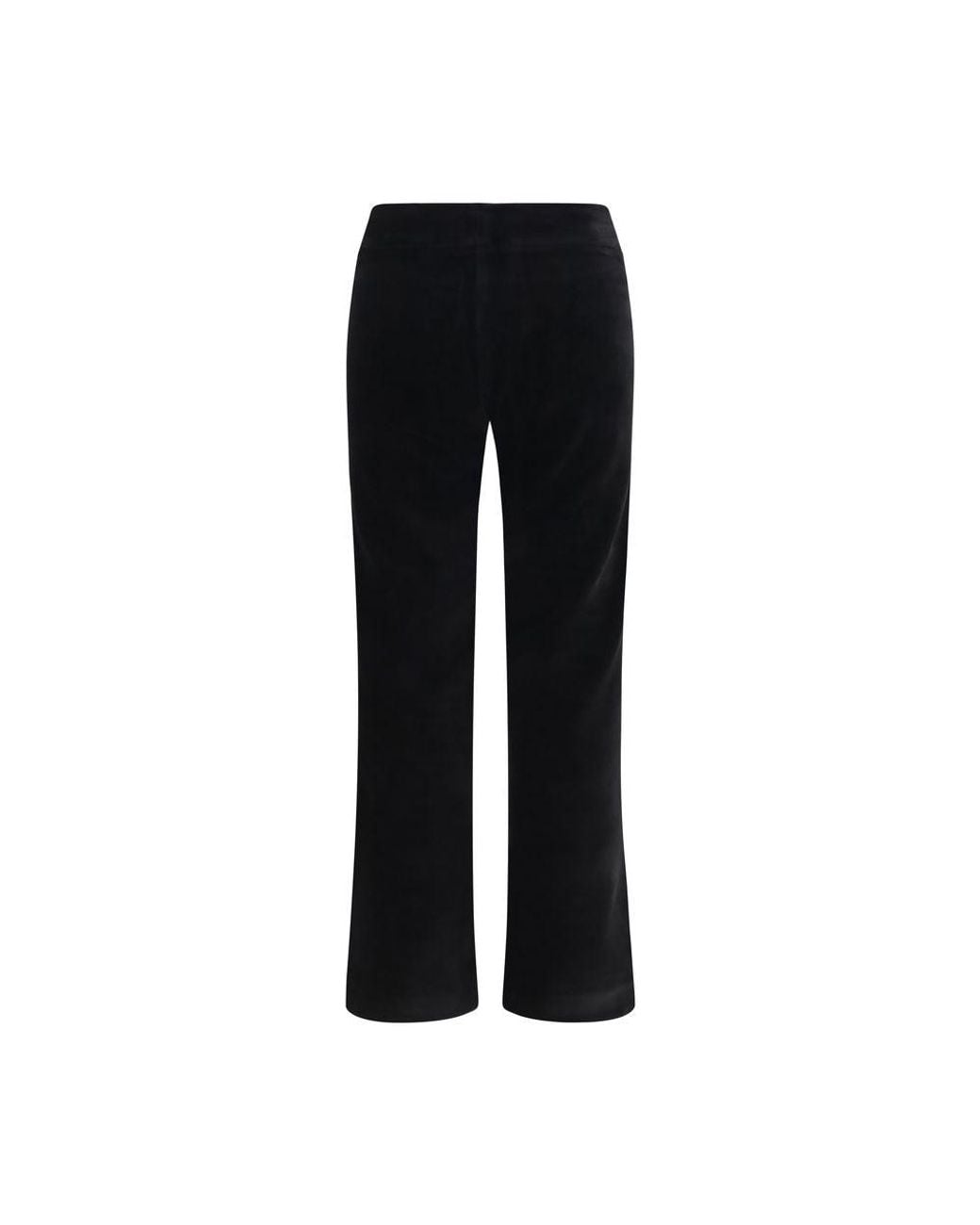 Avenue Montaigne Black Cotton Flared Pants