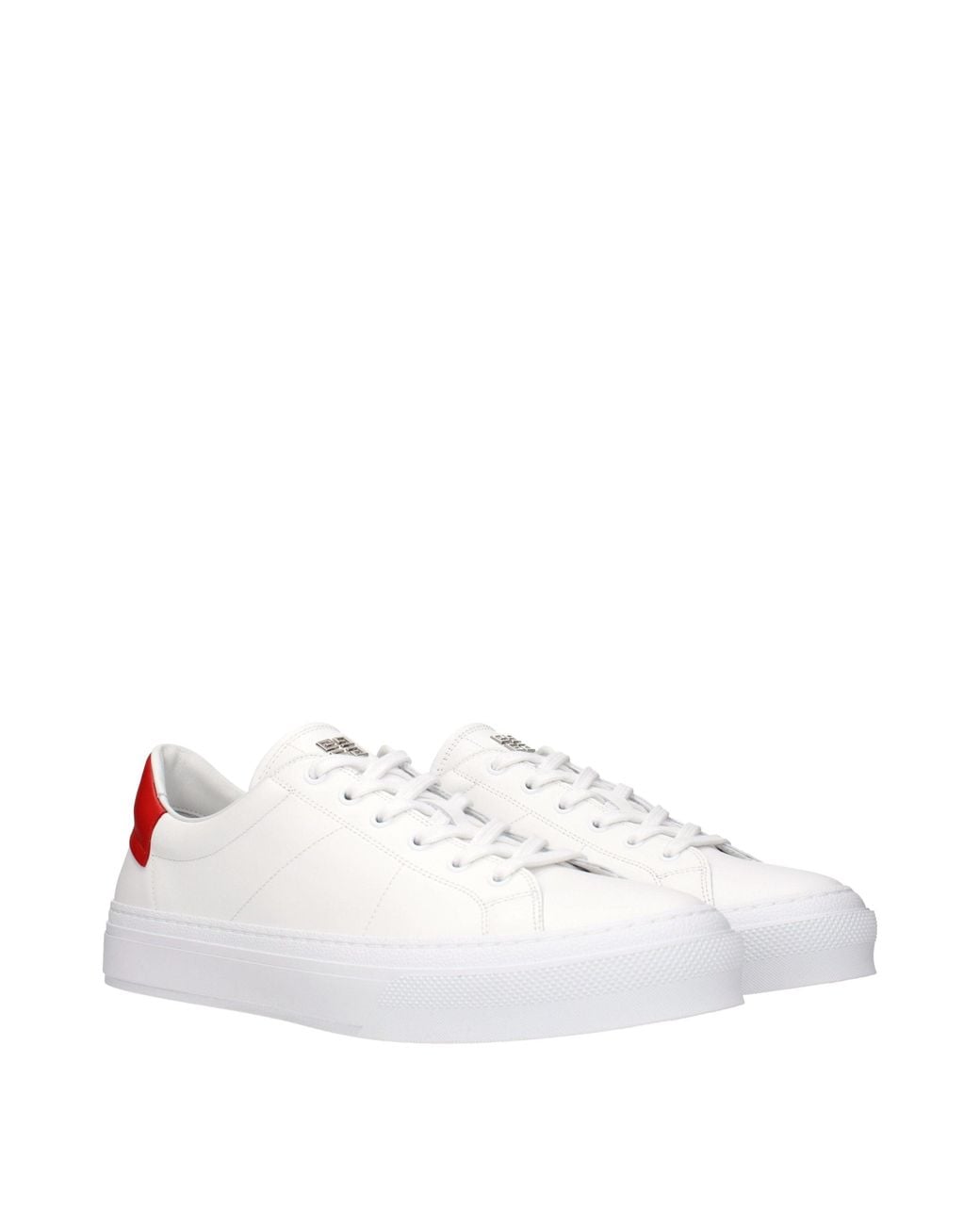 Givenchy White Leather Low Top Sneakers for men