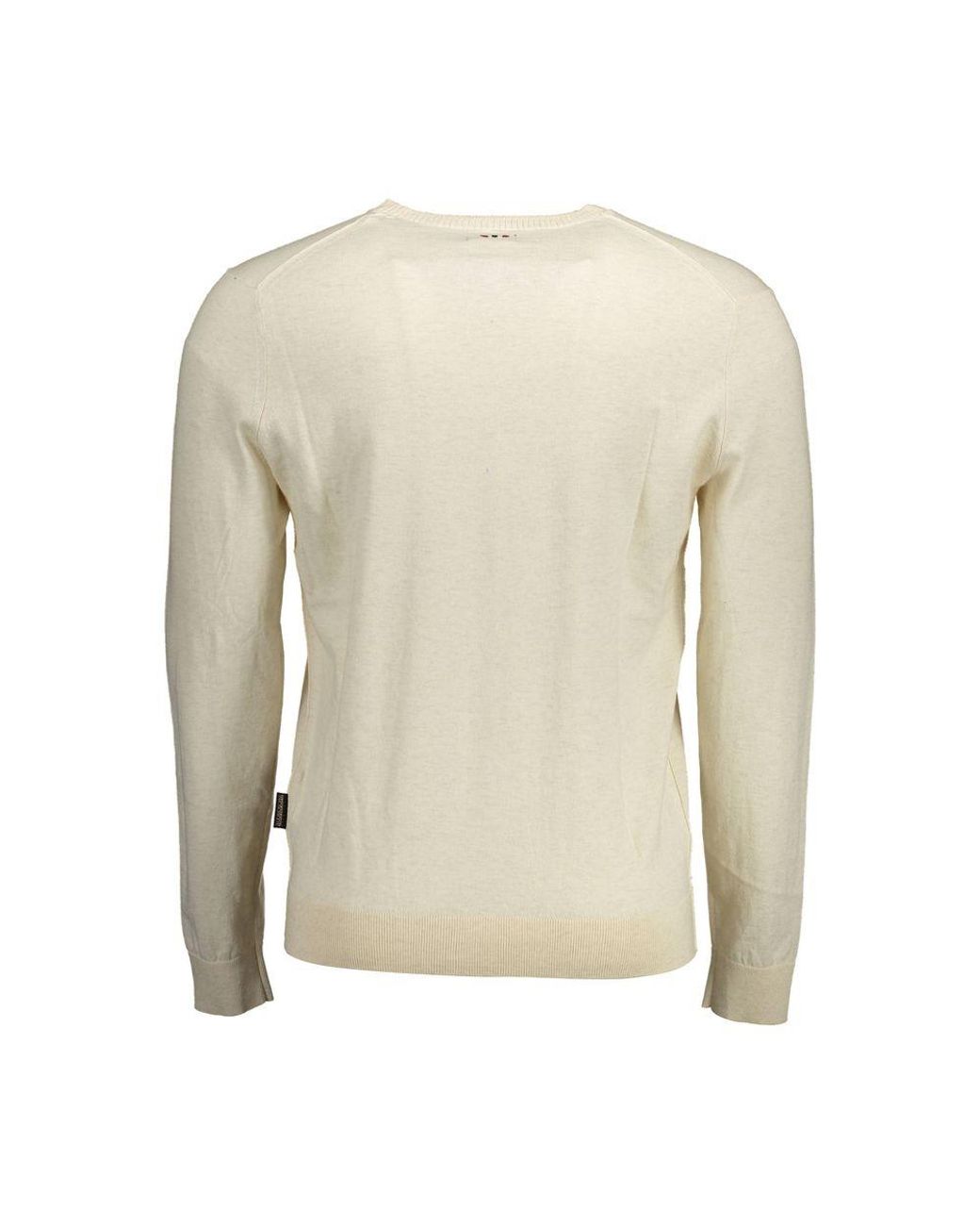 Napapijri Natural Beige Cotton Shirt for men