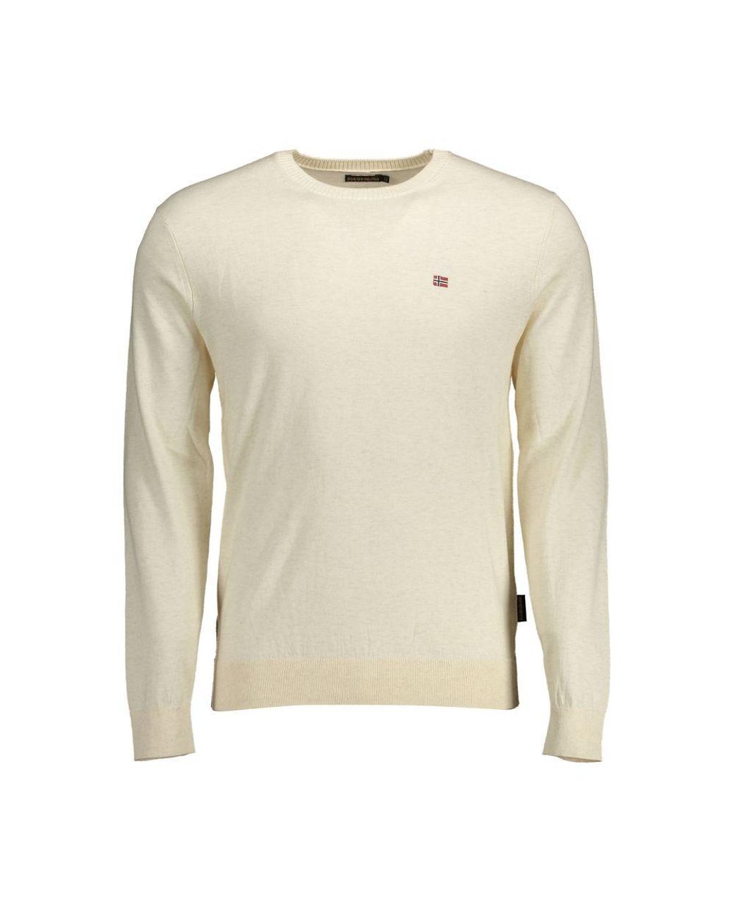 Napapijri Natural Beige Cotton Shirt for men