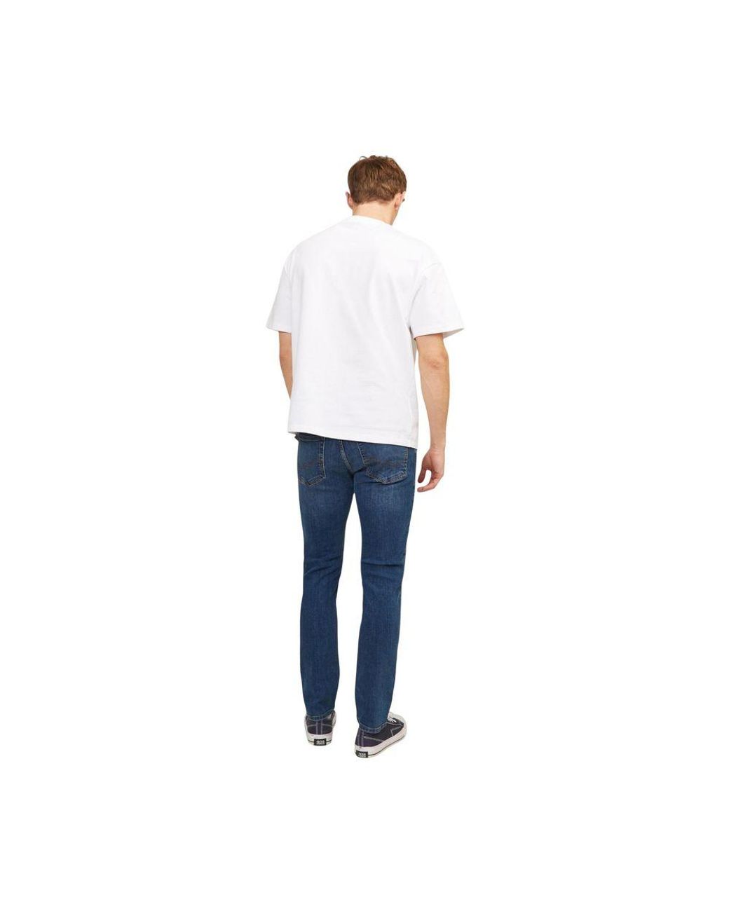 Jack & Jones Blue Cotton Skinny Jeans for men