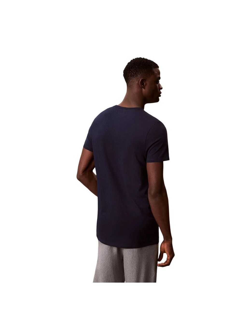 Calvin Klein Blue Cotton Tank Tops for men
