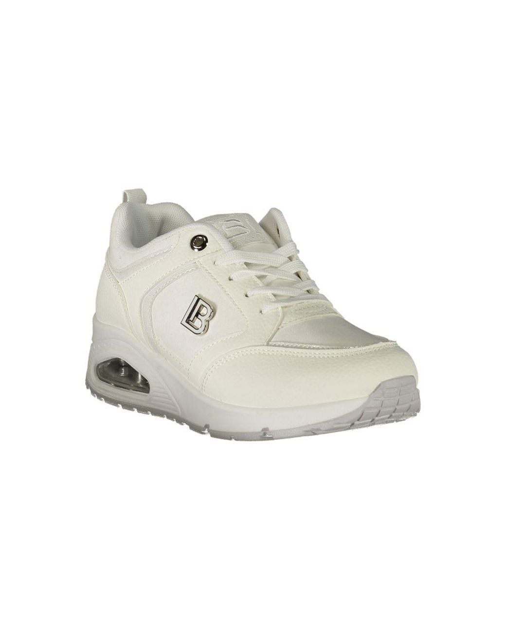 Laura Biagiotti White Bianco Polyurethane 's Sneaker