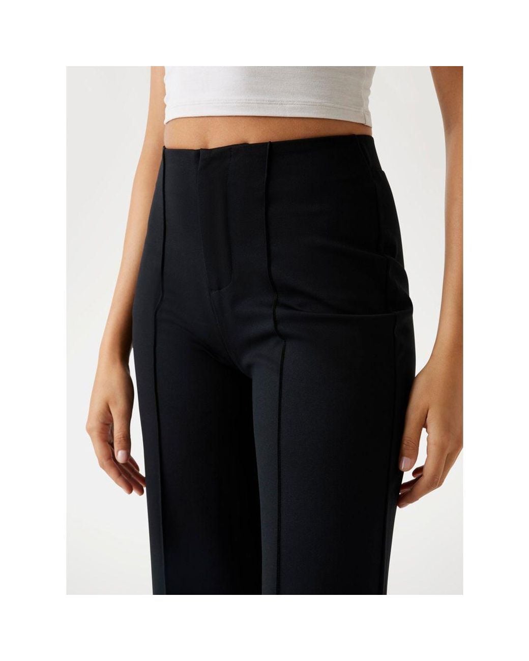 Guess Black Polyamide Casual Pants