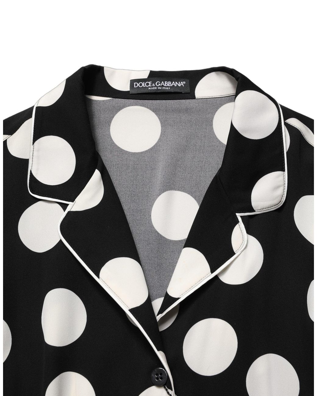 Dolce & Gabbana Black Pyjamas