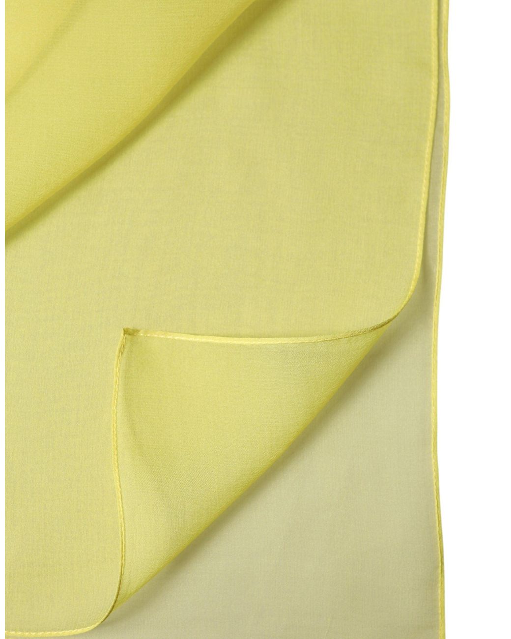 Dolce & Gabbana Yellow Stole Silk Neck Wrap Shawl Scarf for men