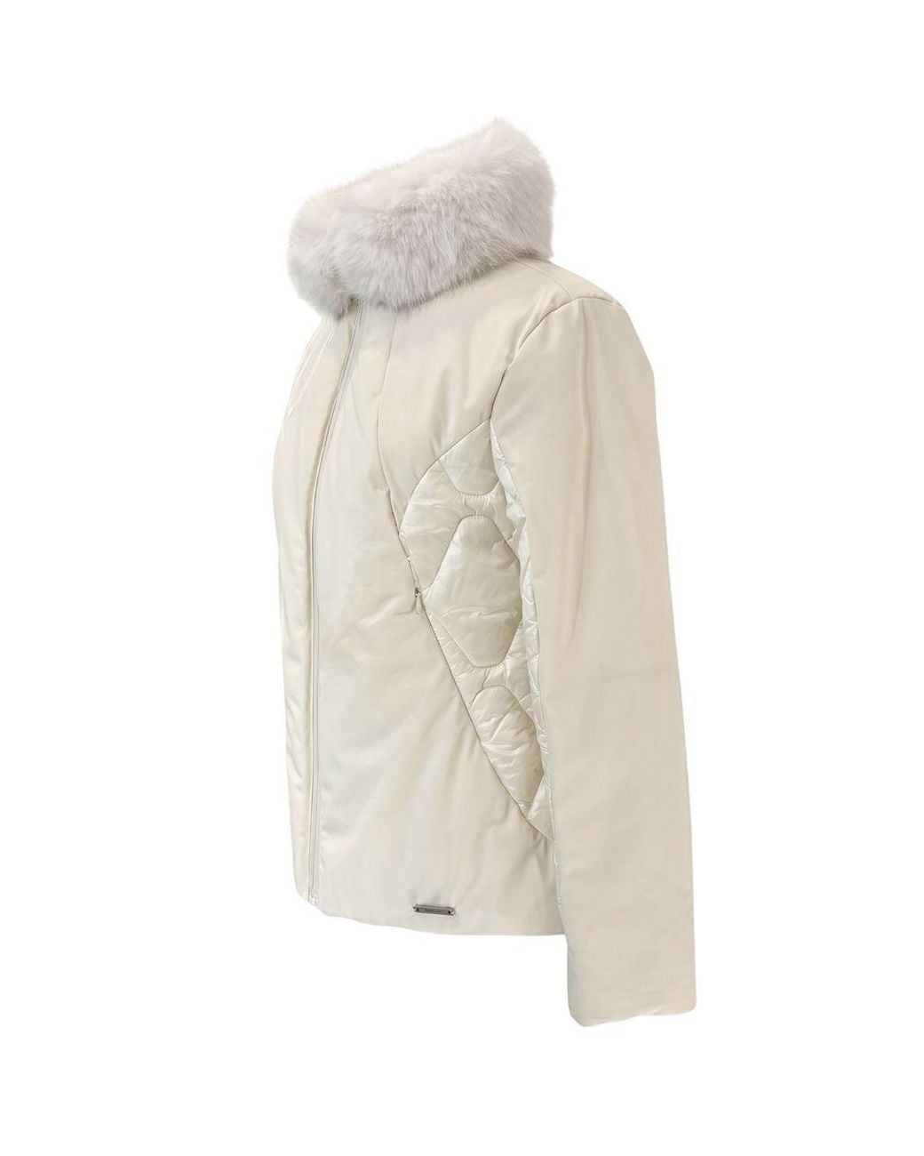 Baldinini White Nylon Jacket