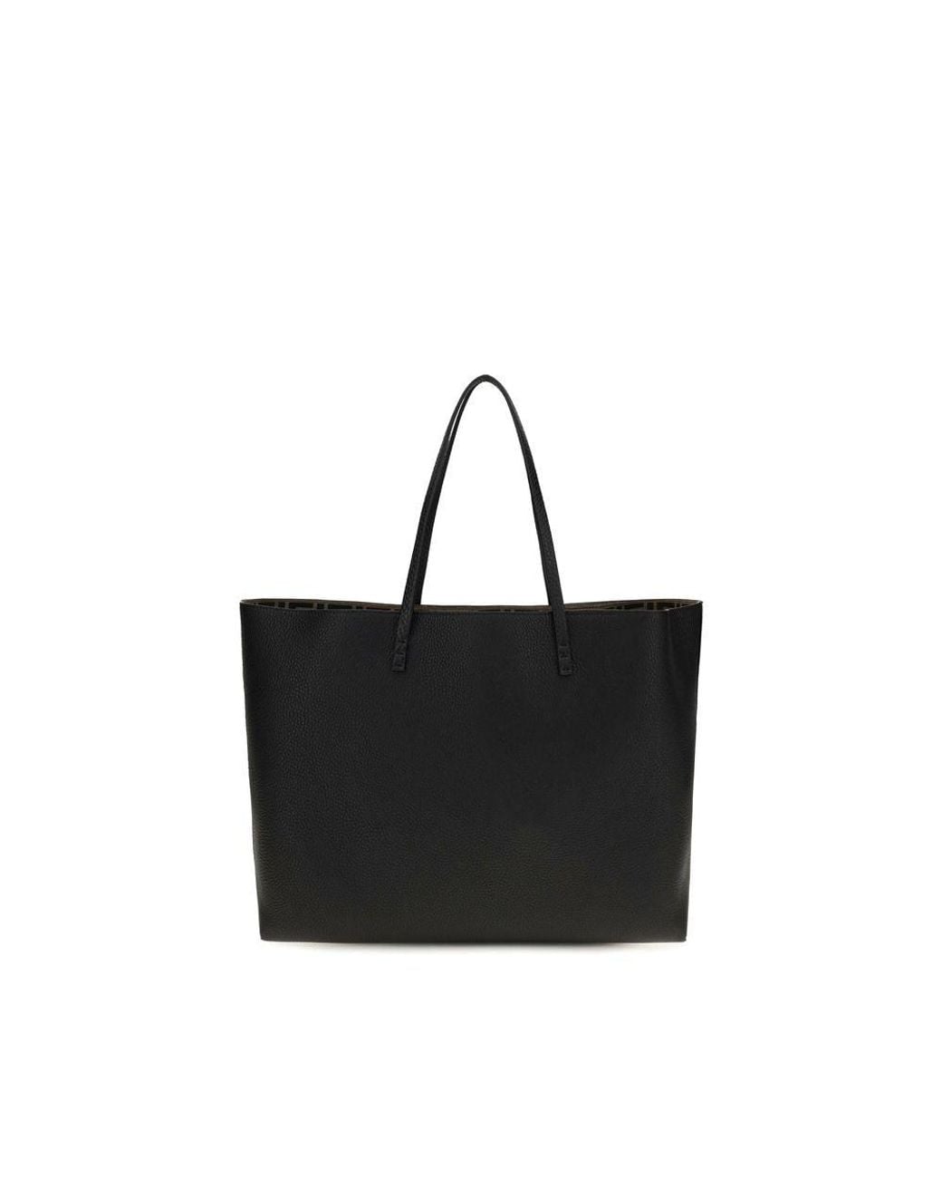 Fendi Black Fendi Calfskin Leather Shoulder Bag