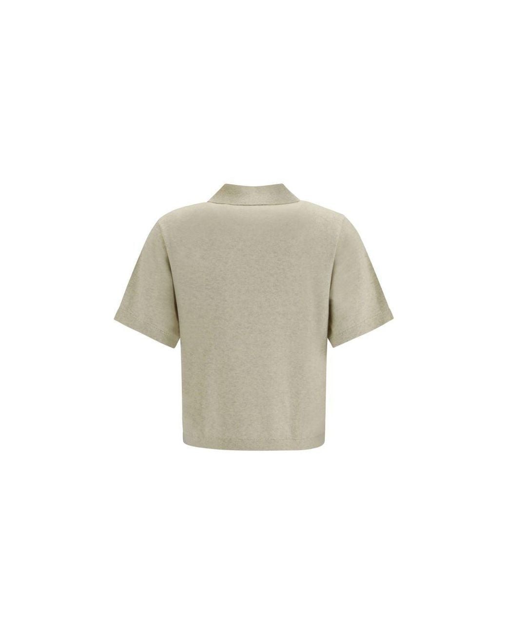 Isabel Marant Natural Cotton Polo Shirt
