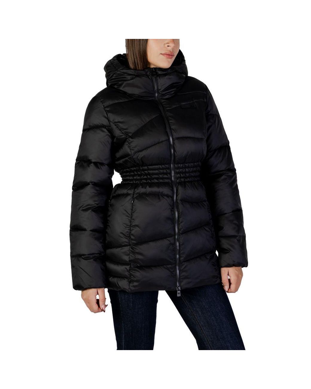 EA7 Black Polyamide Bomber