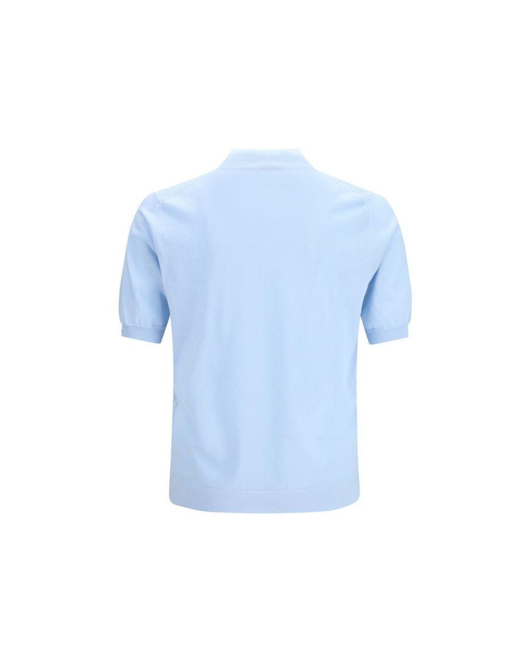 Prada Blue Cotton Sweatshirt for men