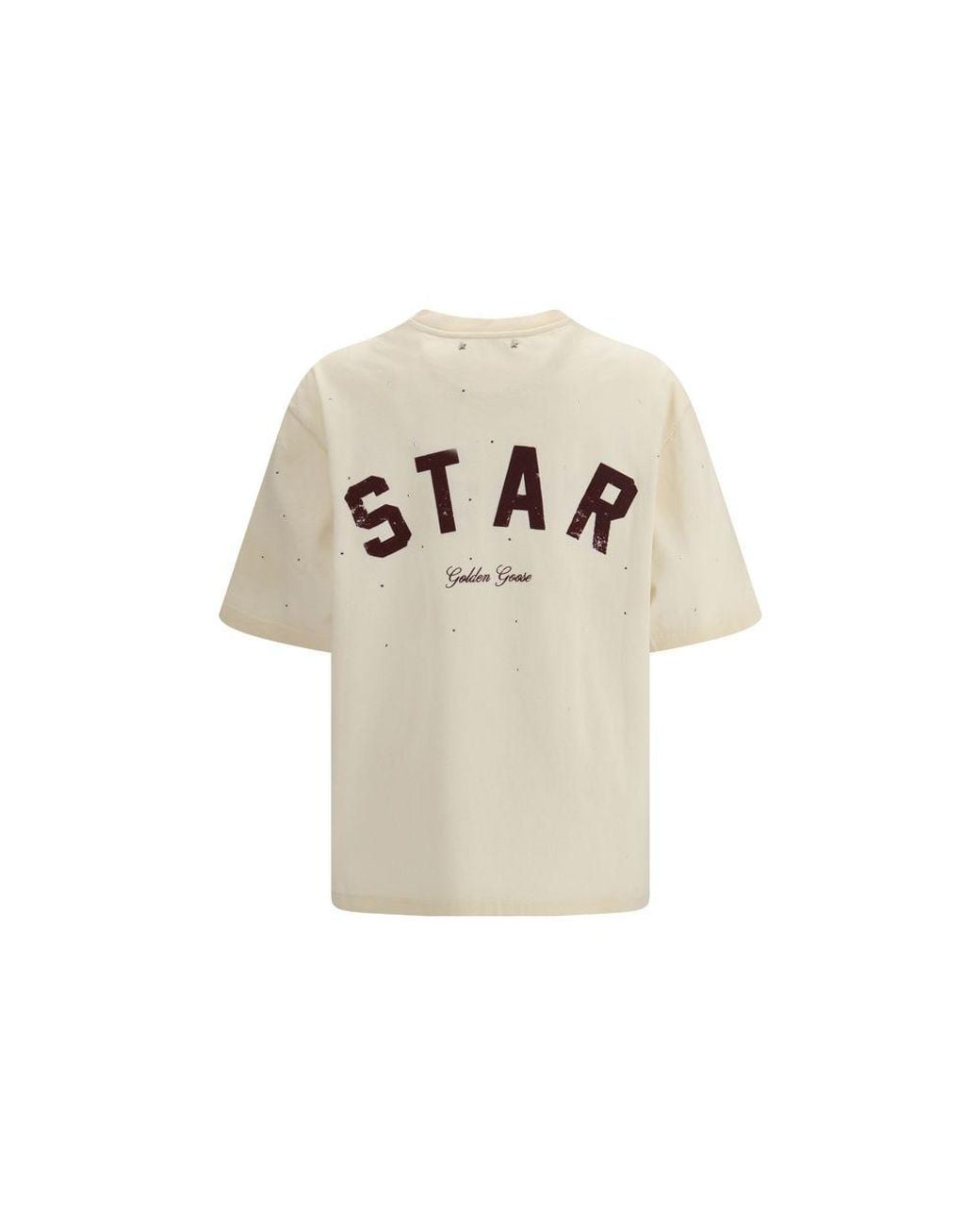 Golden Goose Deluxe Brand Natural Beige Cotton T