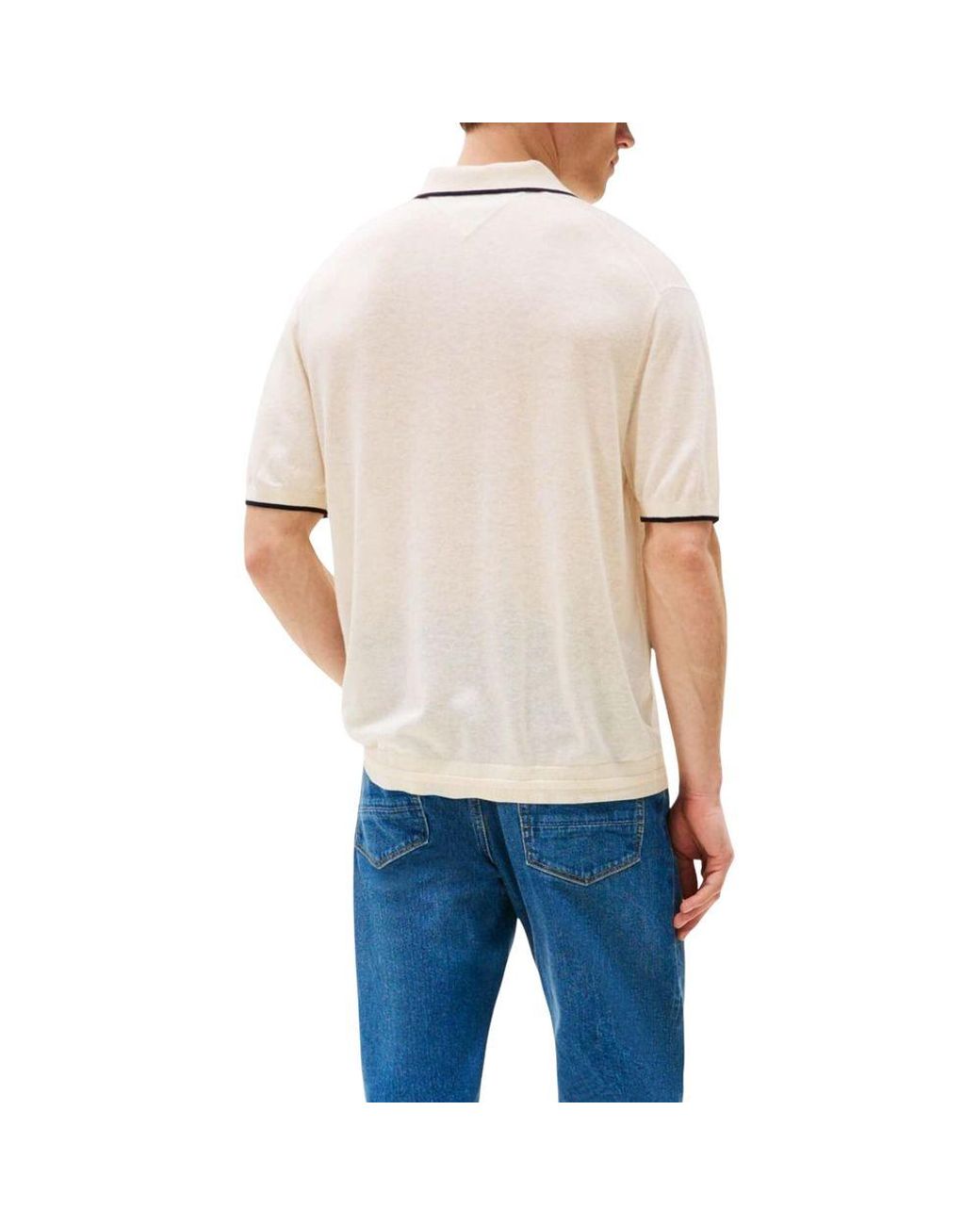 Tommy Hilfiger White Beige Lyocell T for men