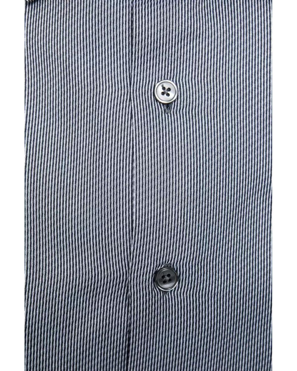 Robert Friedman Gray Cotton Shirt for men