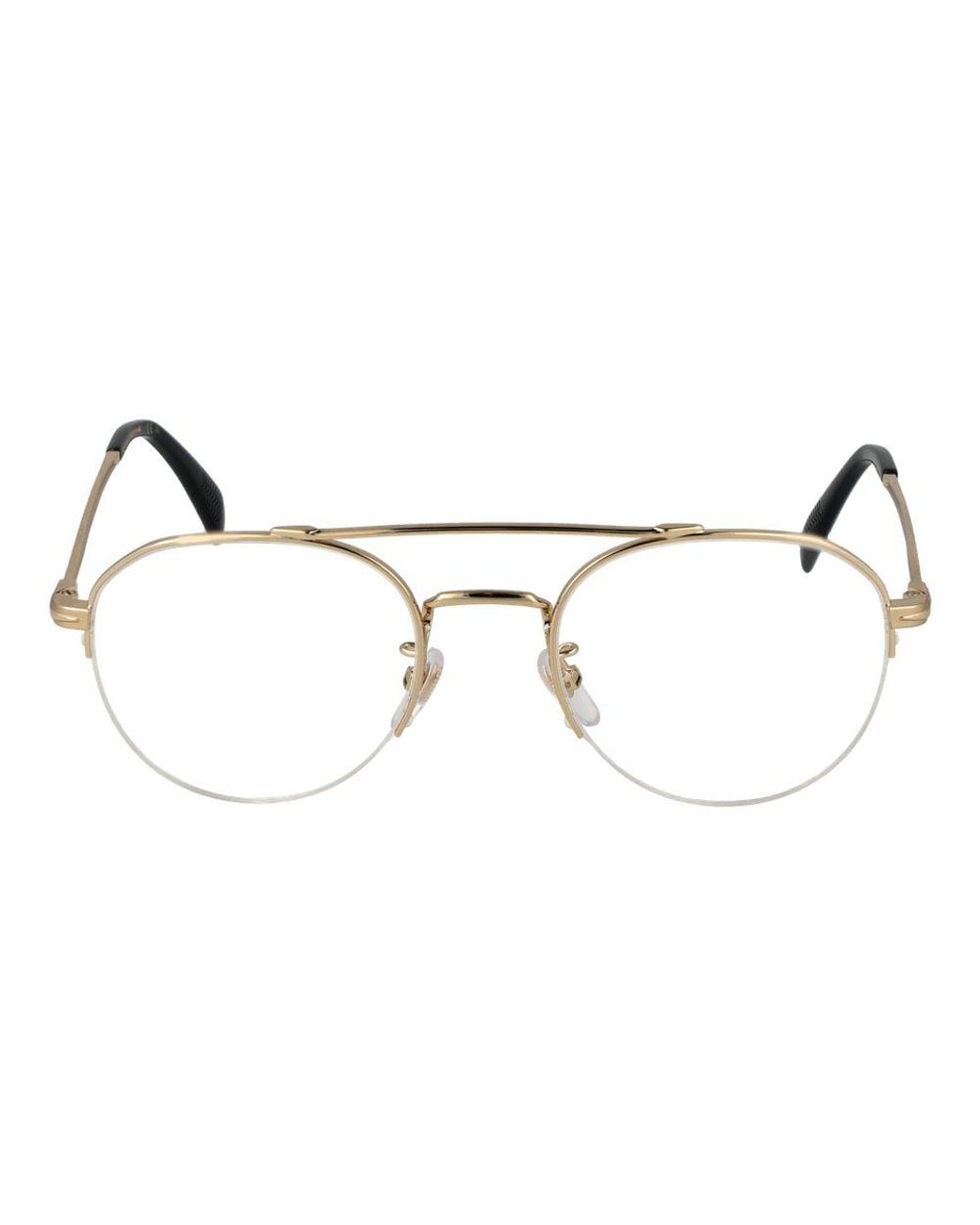 David Beckham Metallic Metal Glasses (Frames) for men