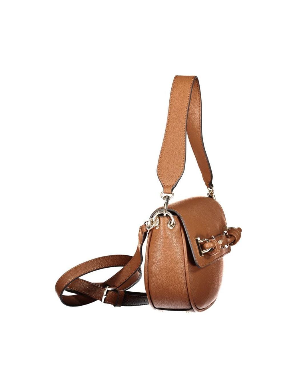 Guess Brown Polyurethane Bag