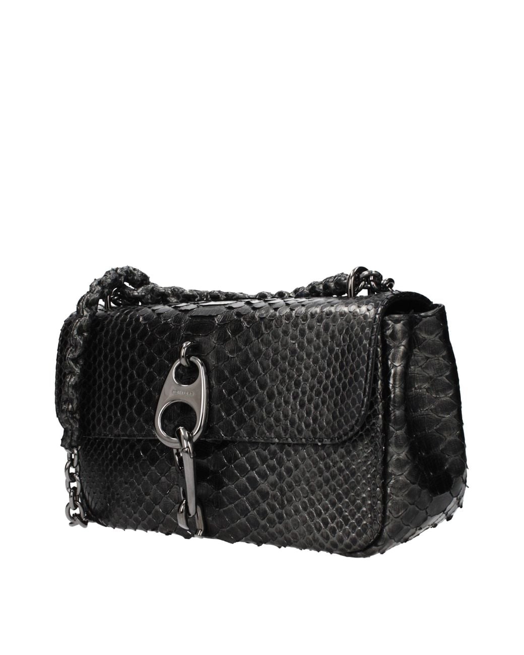 Tom Ford Black Shoulder Bag Python Leather