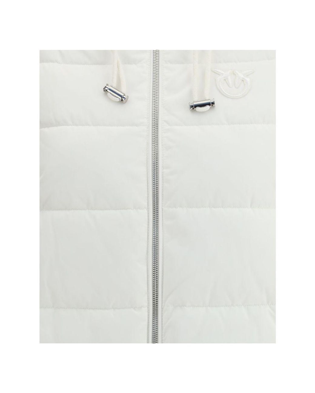 Pinko Gray Polyester Full-Length Jacket