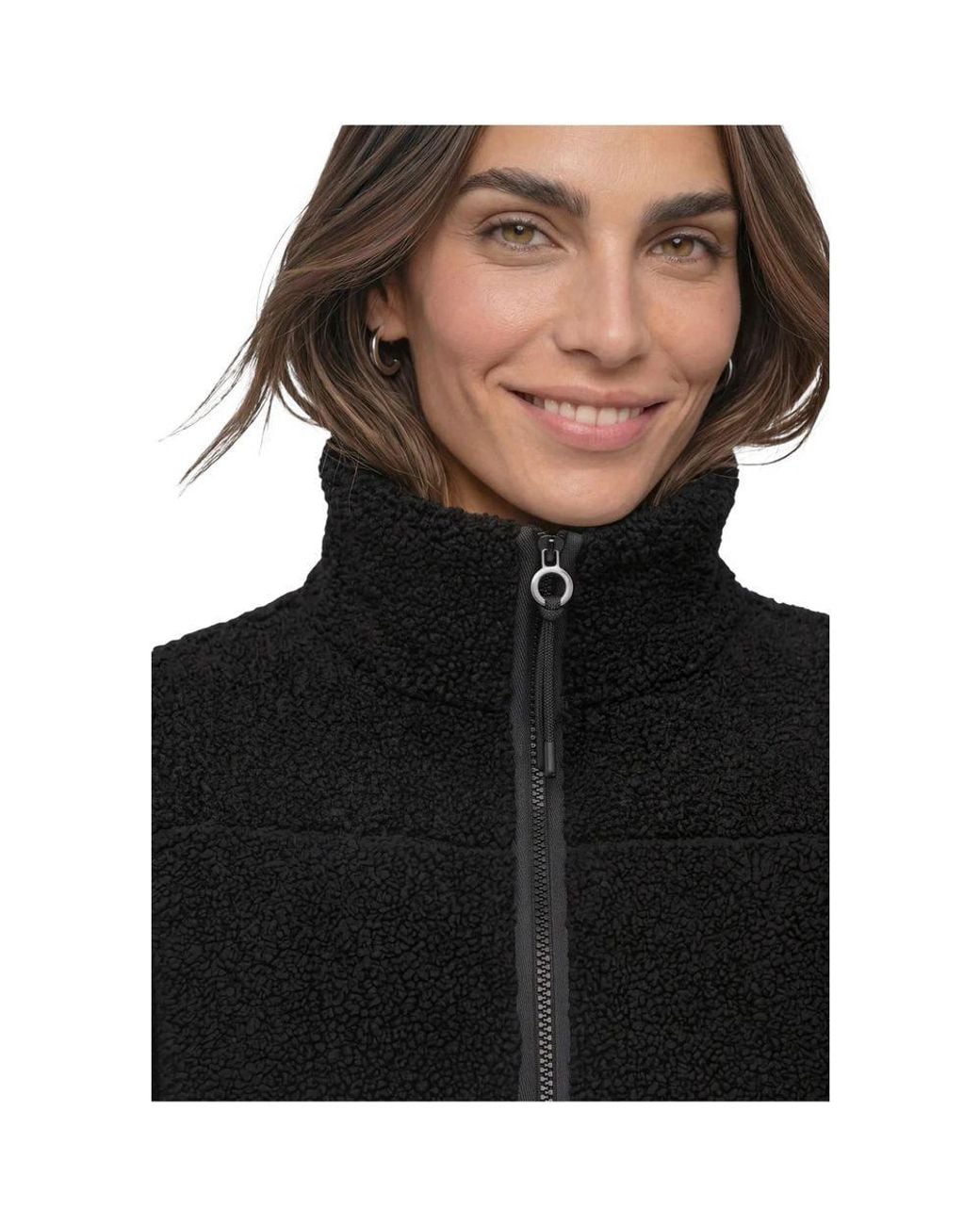 Street One Black Polyester Coat