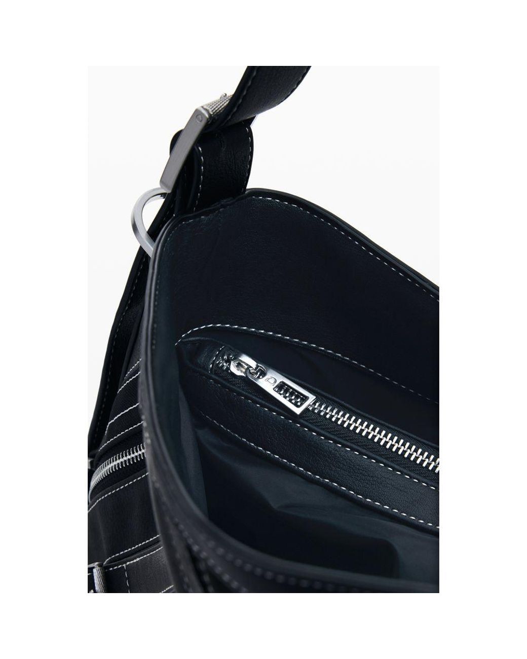 Desigual Black Nero Polyurethane Shoulder Bag