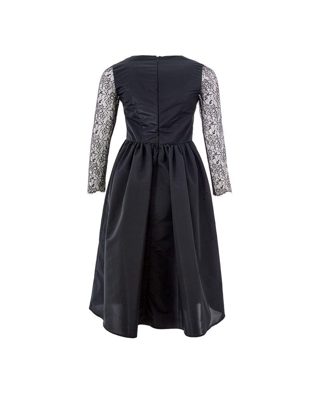 Lardini Black Polyester Cocktail Dress
