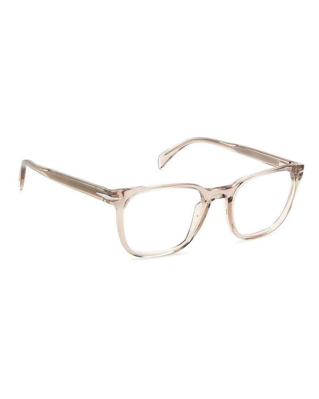 David Beckham Metallic Gold Plastic Glasses (frames) for men